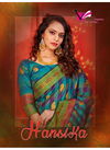 VARNI HANSIKA EXCLUSIVE ART SILK PARTY WEAR DESIGNER SAREE COLLECTOIN 